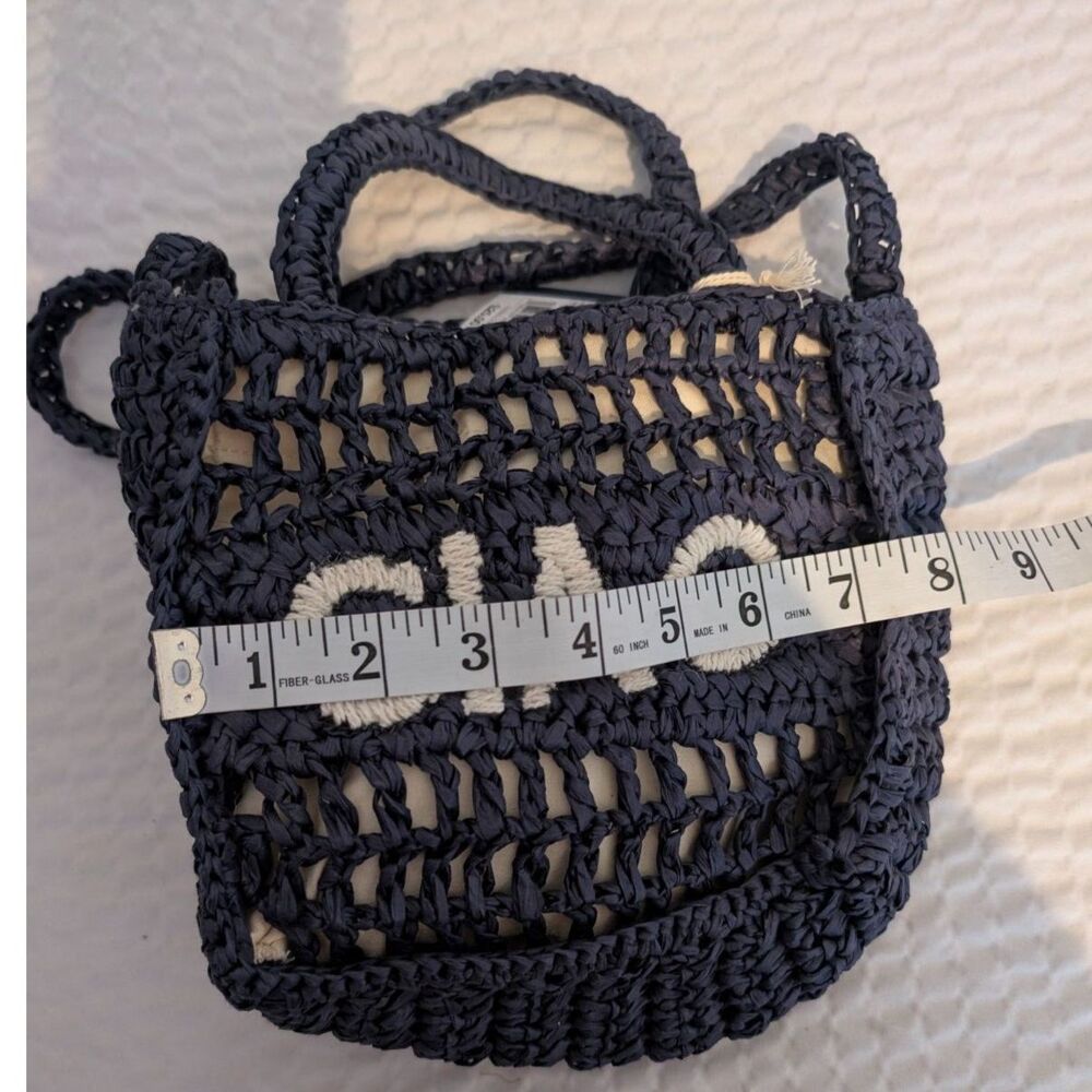 Universal Thread Blue Crochet Crossbody Bag NWT - Picture 3 of 7